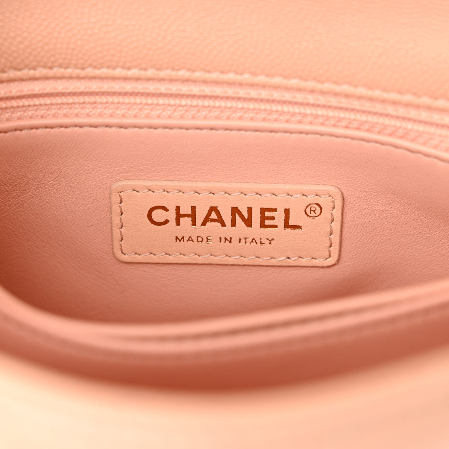 Chanel Caviar Quilted Mini Coco Handle Flap Light Pink 6 of 10