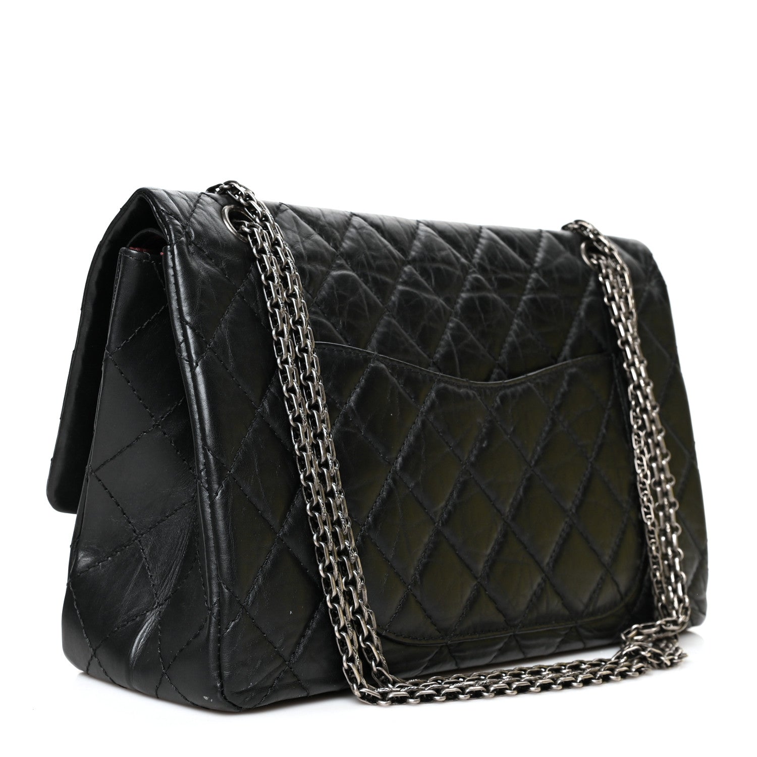 Chanel Aged Calfskin Quilted 2.55 Reissue 227 Flap Black 3 of 10
