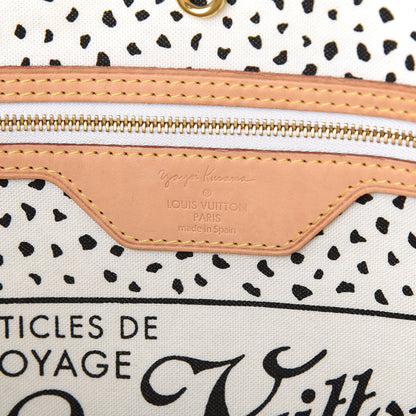 Louis Vuitton Monogram Kusama Waves Neverfull MM White 5 of 9