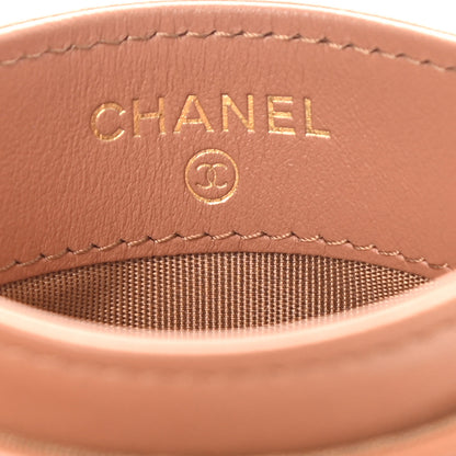 Chanel Lambskin Quilted Chanel 19 Card Holder Brown 6 of 9