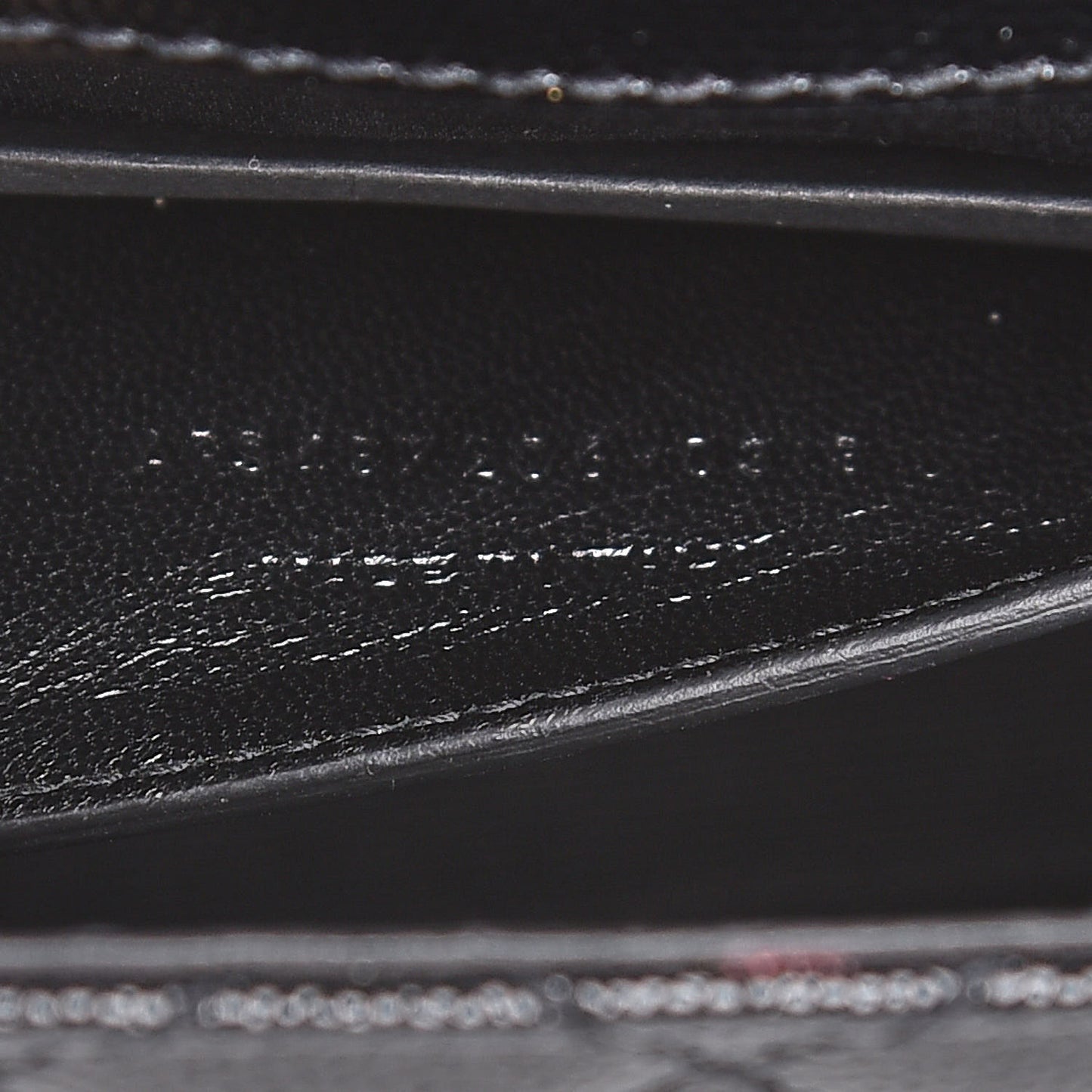 Grain De Poudre Textured Mixed Matelasse Triquilt Medium Monogram Satchel Black