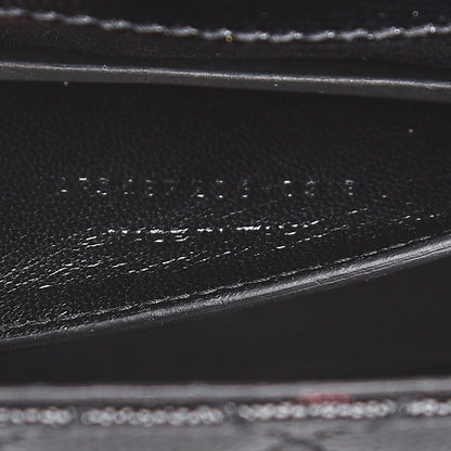 Saint Laurent Grain De Poudre Textured Mixed Matelasse Triquilt Medium Monogram Satchel Black 8 of 8