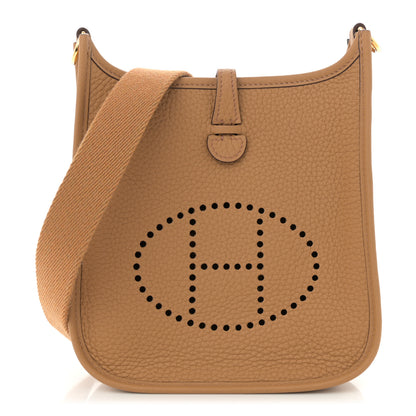 Hermes Taurillon Clemence Evelyne TPM Biscuit 1 of 11