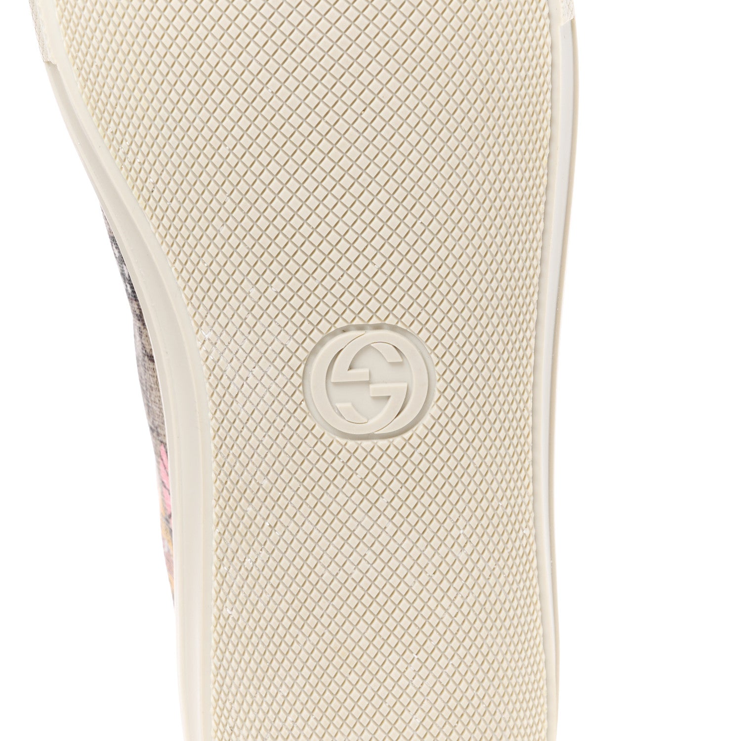 Gucci GG Supreme Monogram Bengal Pearl Womens High Top Sneakers 36 Beige Pink 6 of 9