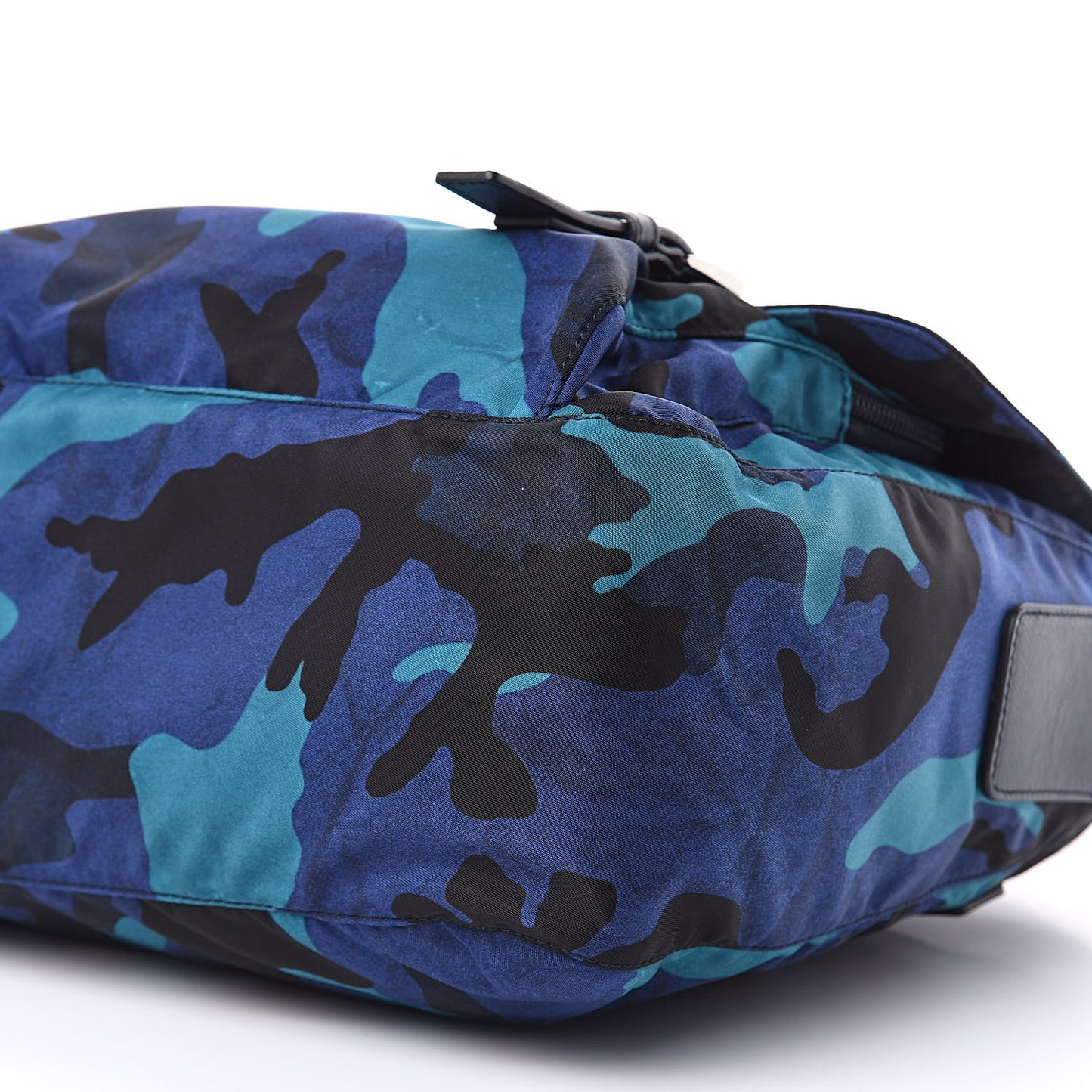 Tessuto Nylon Camouflage Messenger Bag Royal