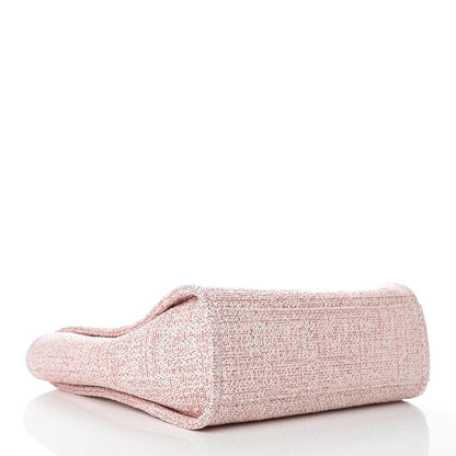Chanel Woven Straw Raffia Mini Deauville Tote Pink 4 of 9