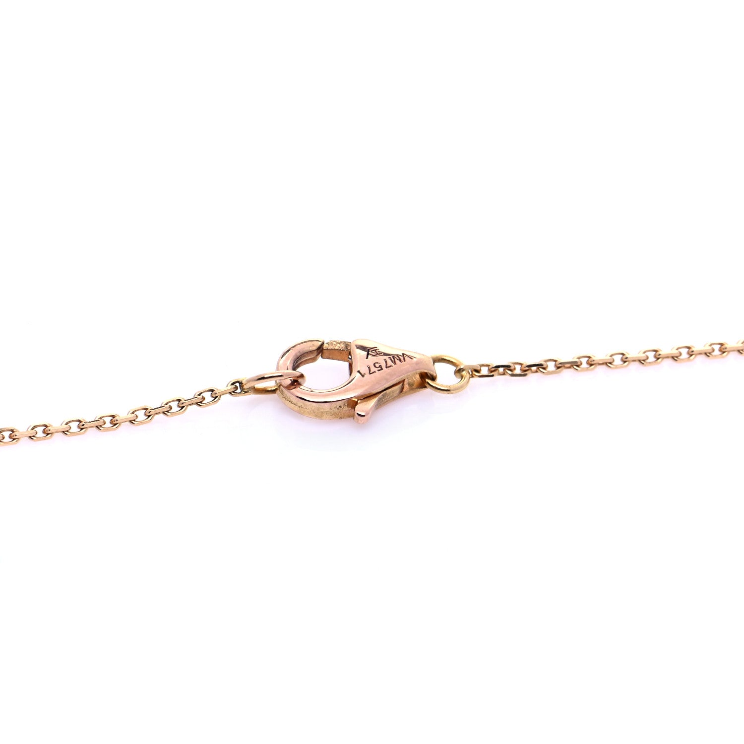 Cartier 18K Pink Gold Pink Sapphire Diamond Caresse D'Orchidees Par Cartier Necklace 4 of 6