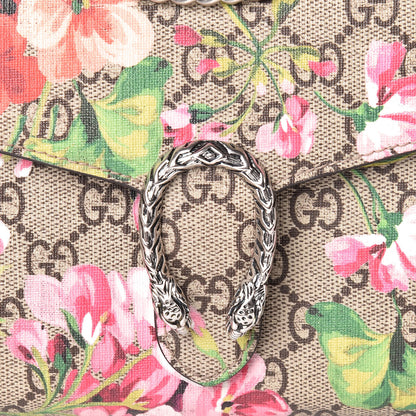 Gucci GG Supreme Monogram Blooms Mini Dionysus Chain Wallet Beige Multicolor Dry Rose 8 of 10