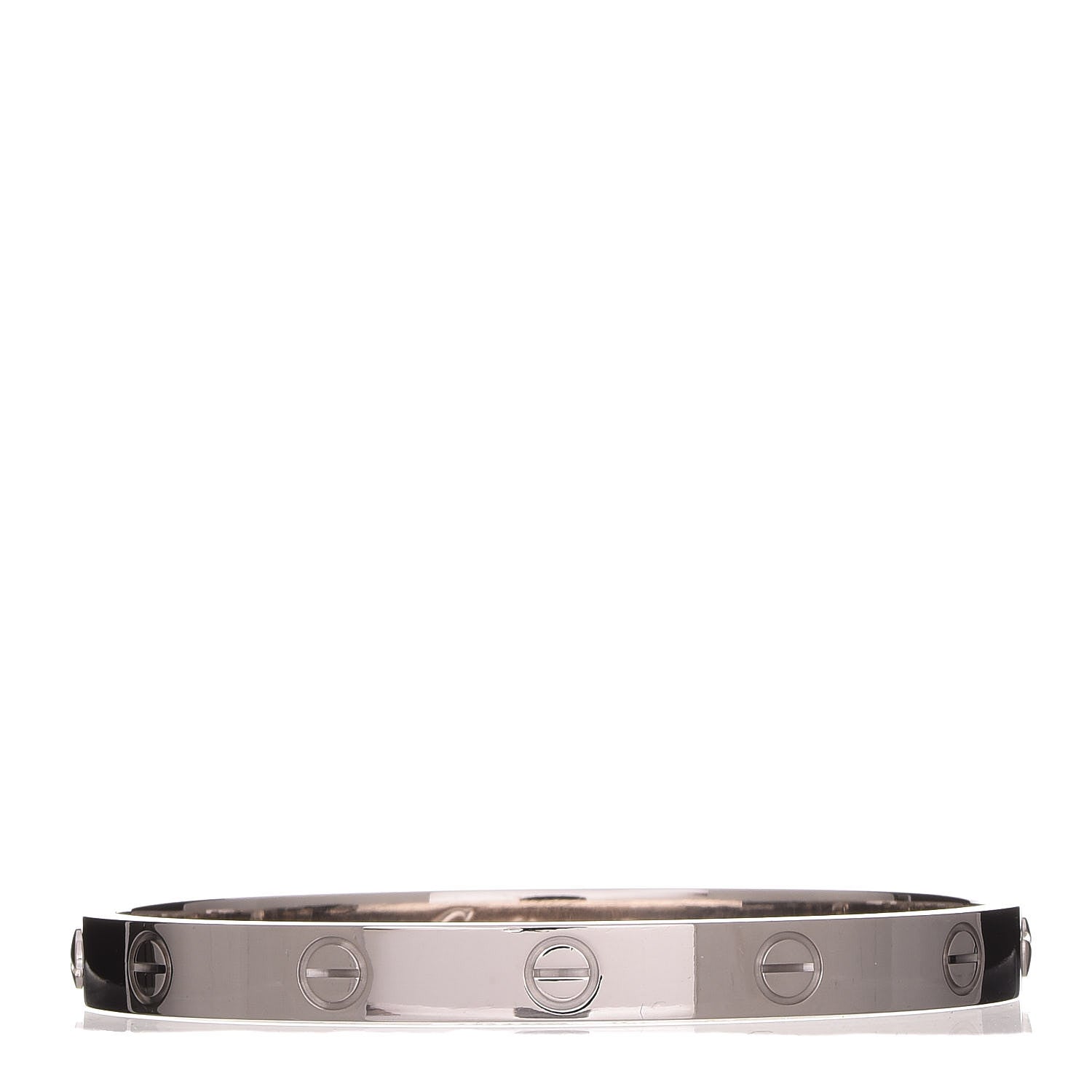 Cartier 18K White Gold LOVE Bracelet 16 1 of 8