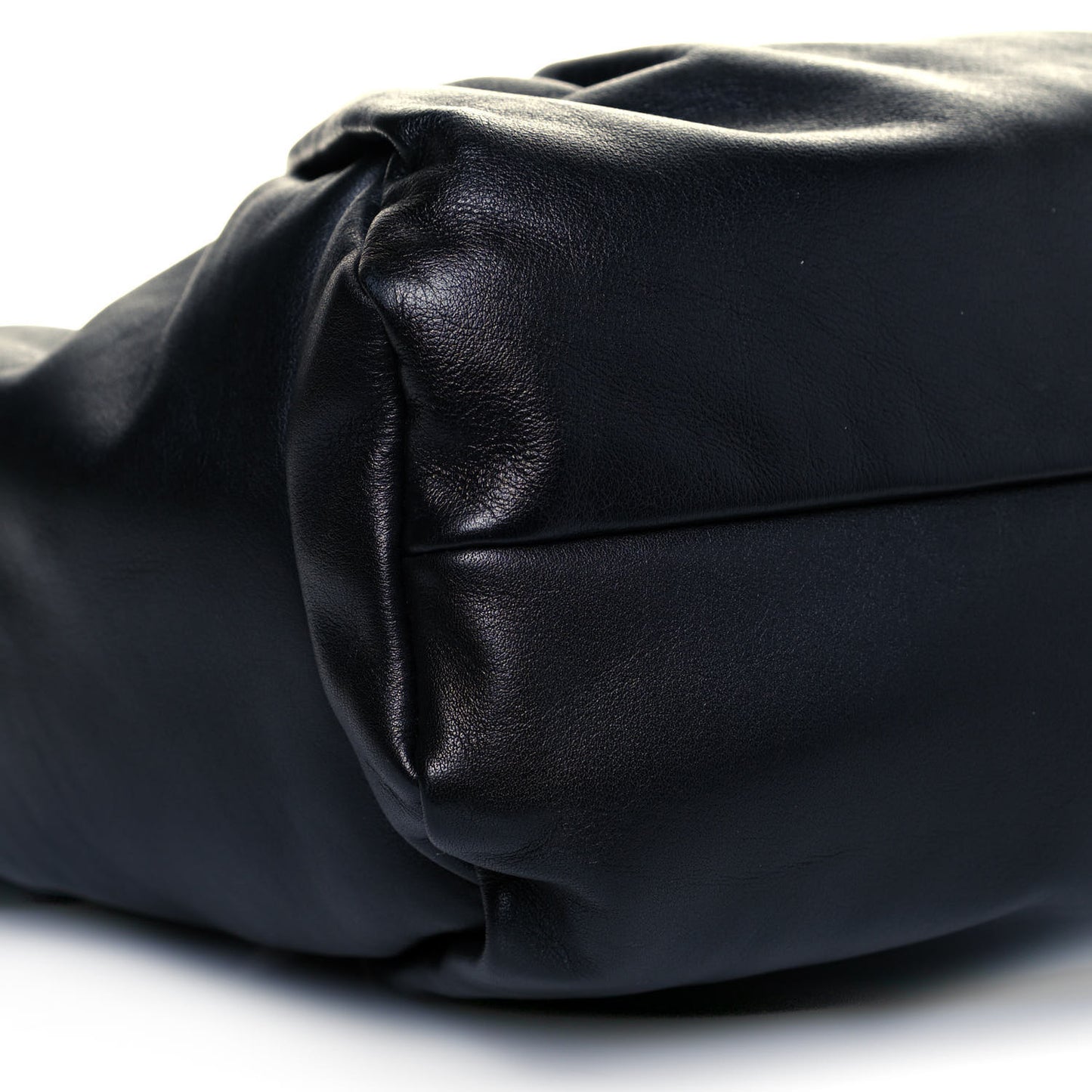 Smooth Butter Calfskin Small The Shoulder Pouch Black