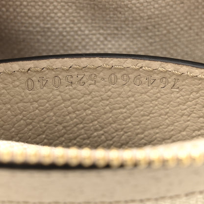 Gucci GG Supreme Monogram Textured Dollar Calfskin Web Mini Ophidia GG Handbag Beige Mystic White Oatmeal 7 of 11
