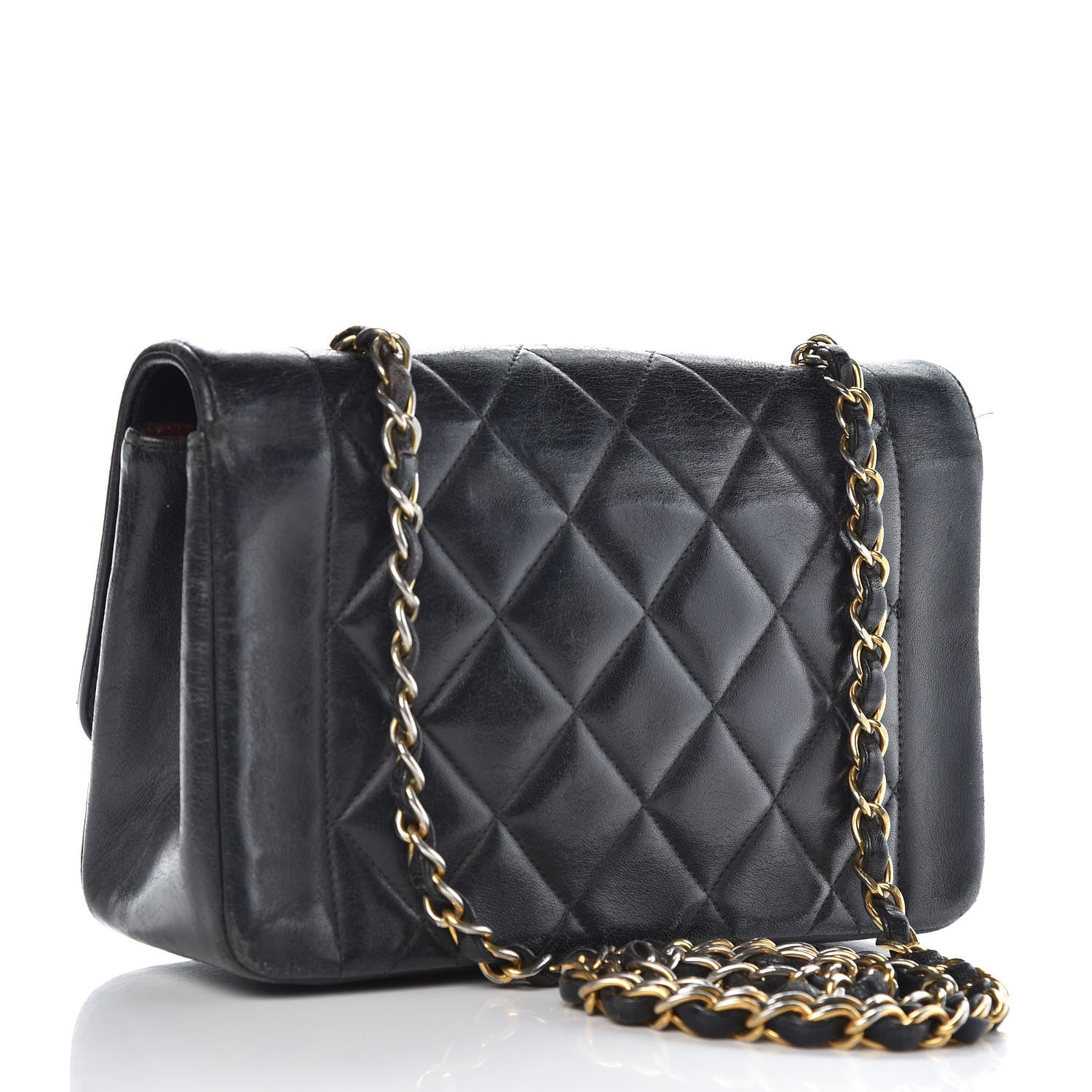 Chanel Lambskin Quilted Small Single Flap Black 3 of 21