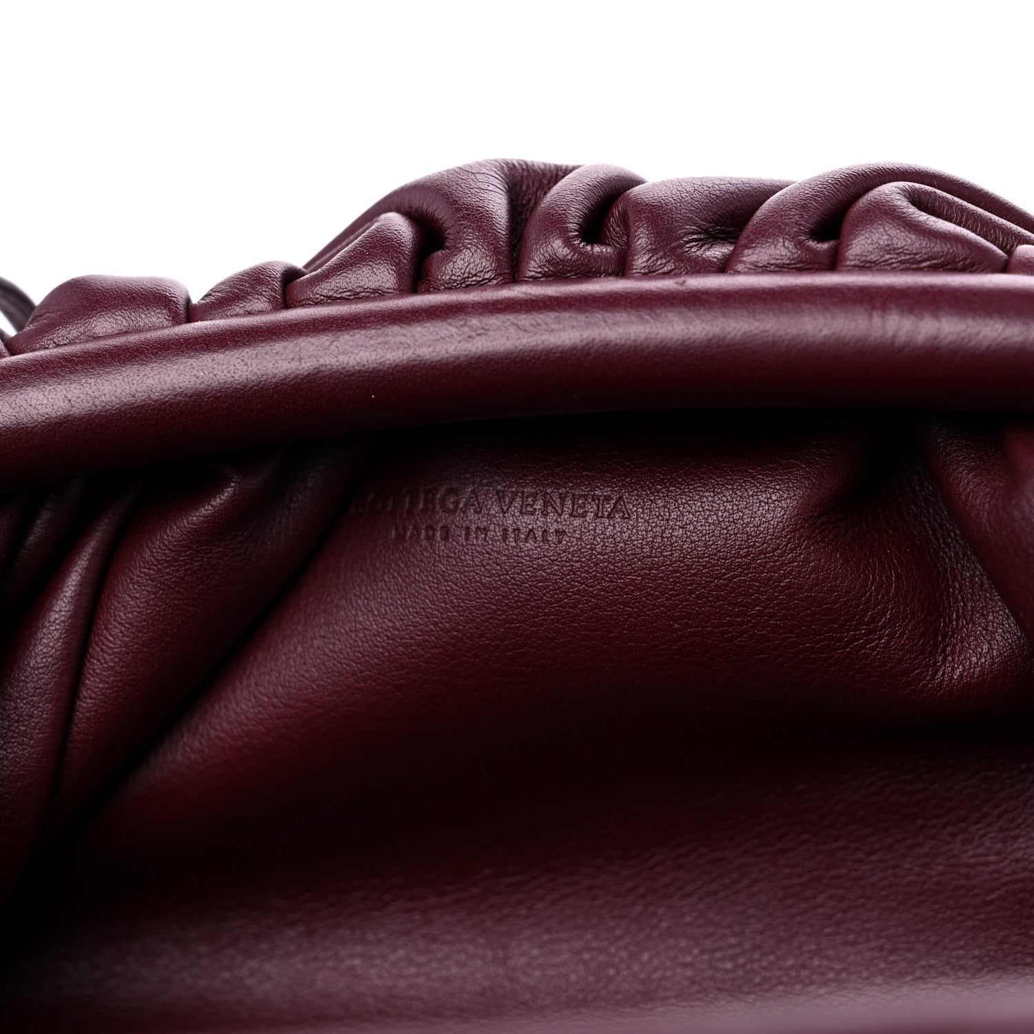 Bottega Veneta Butter Calfskin The Mini Pouch Bordeaux 6 of 8