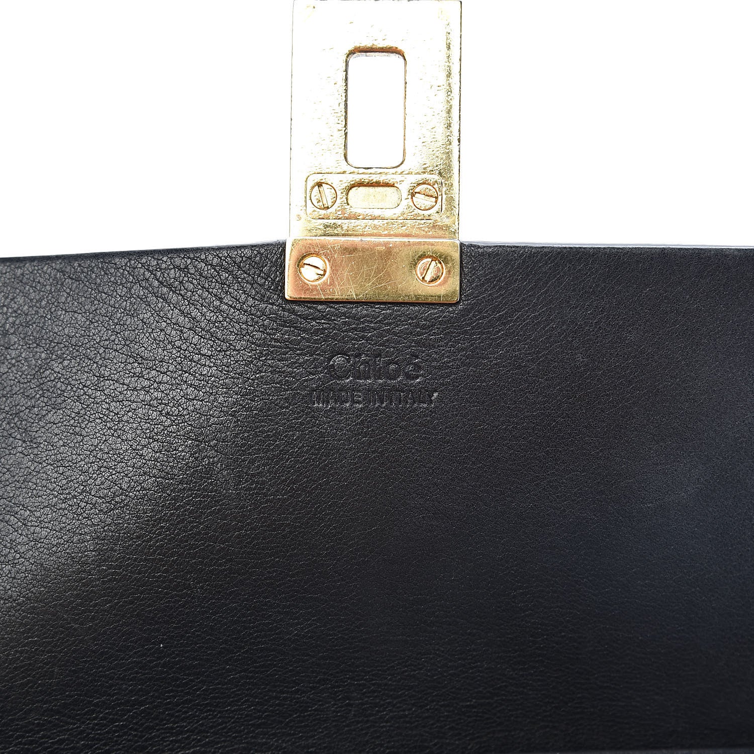 Chloe Suede Calfskin Patchwork Drew Shoulder Bag Black 6 of 18