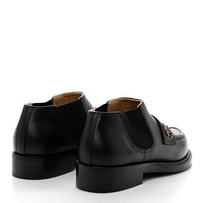 Chanel Calfskin Elastic Short Boots 37 Black 4 of 8