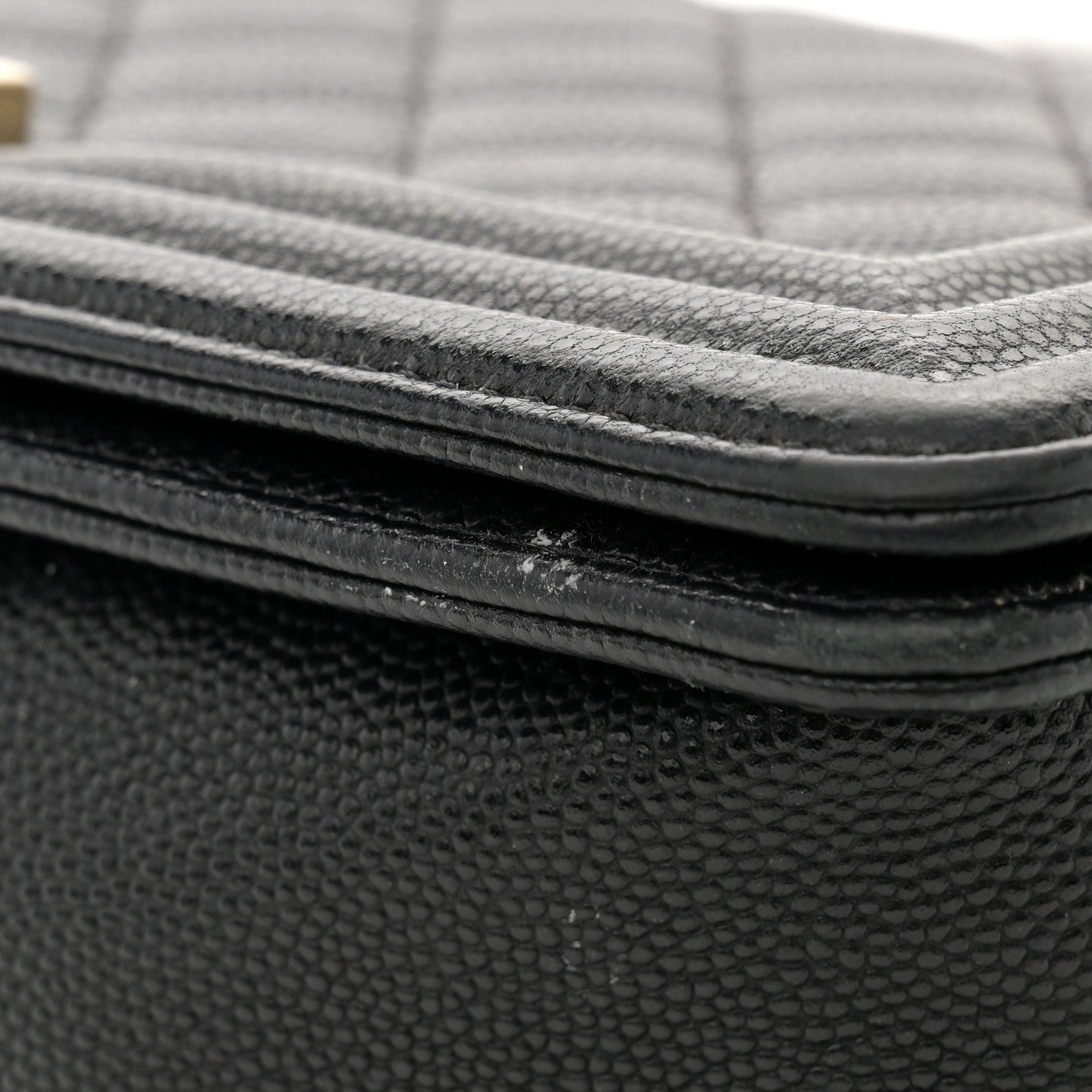 Chanel Caviar Quilted Medium Boy Flap Black 11 of 15