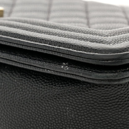 Chanel Caviar Quilted Medium Boy Flap Black 11 of 15