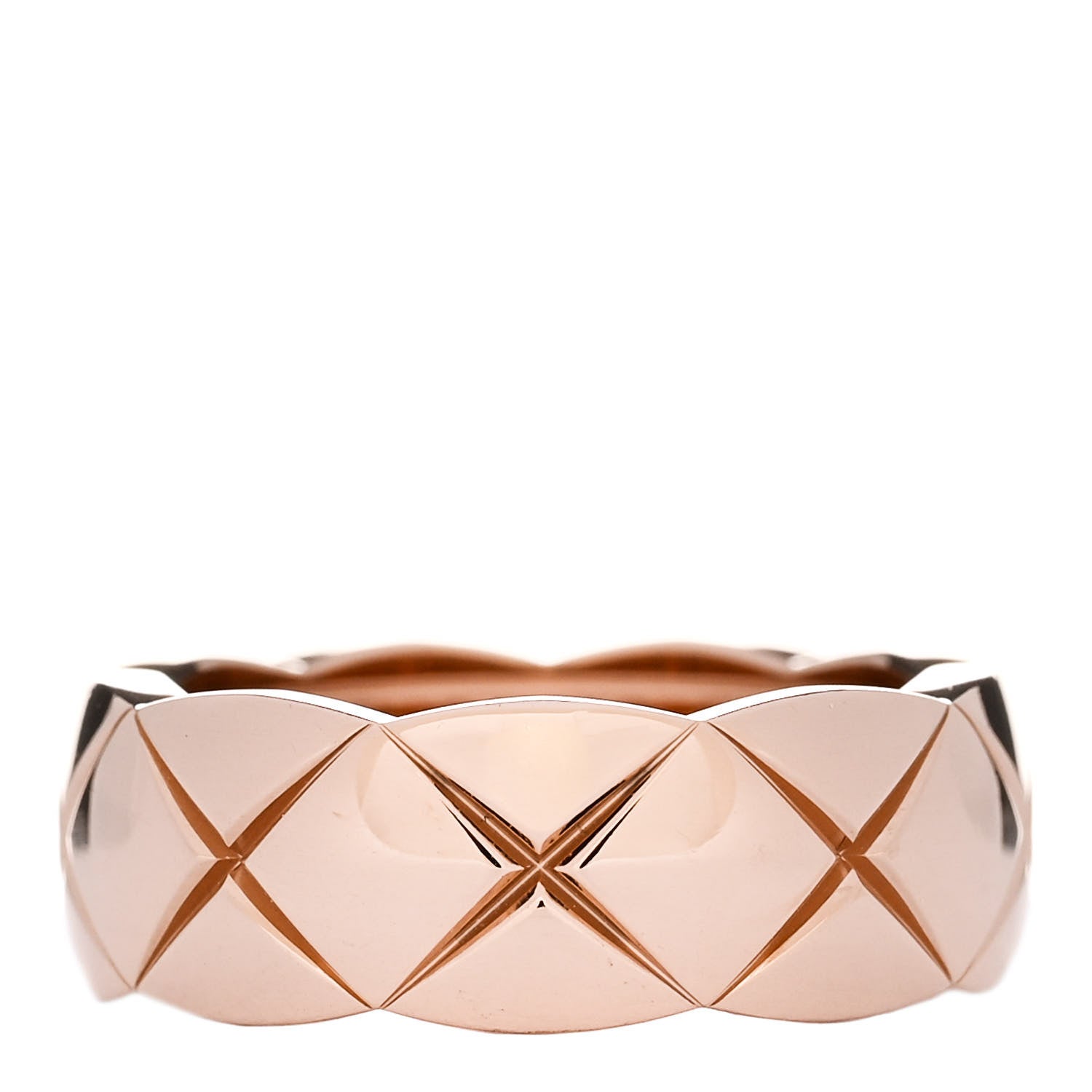 Chanel 18K Beige Gold Small Coco Crush Ring 48 4.5 1 of 7