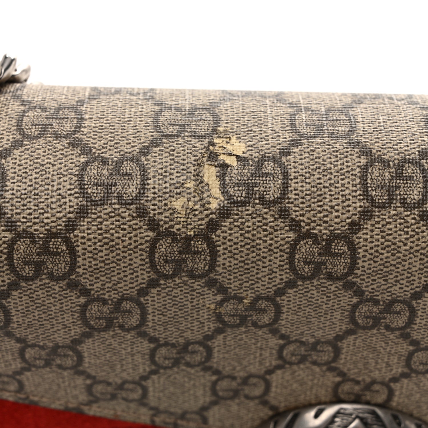 Gucci GG Supreme Monogram Small Dionysus Shoulder Bag Red 13 of 13