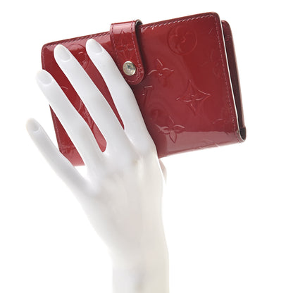 Louis Vuitton Vernis French Purse Wallet Pomme d'Amour 2 of 13