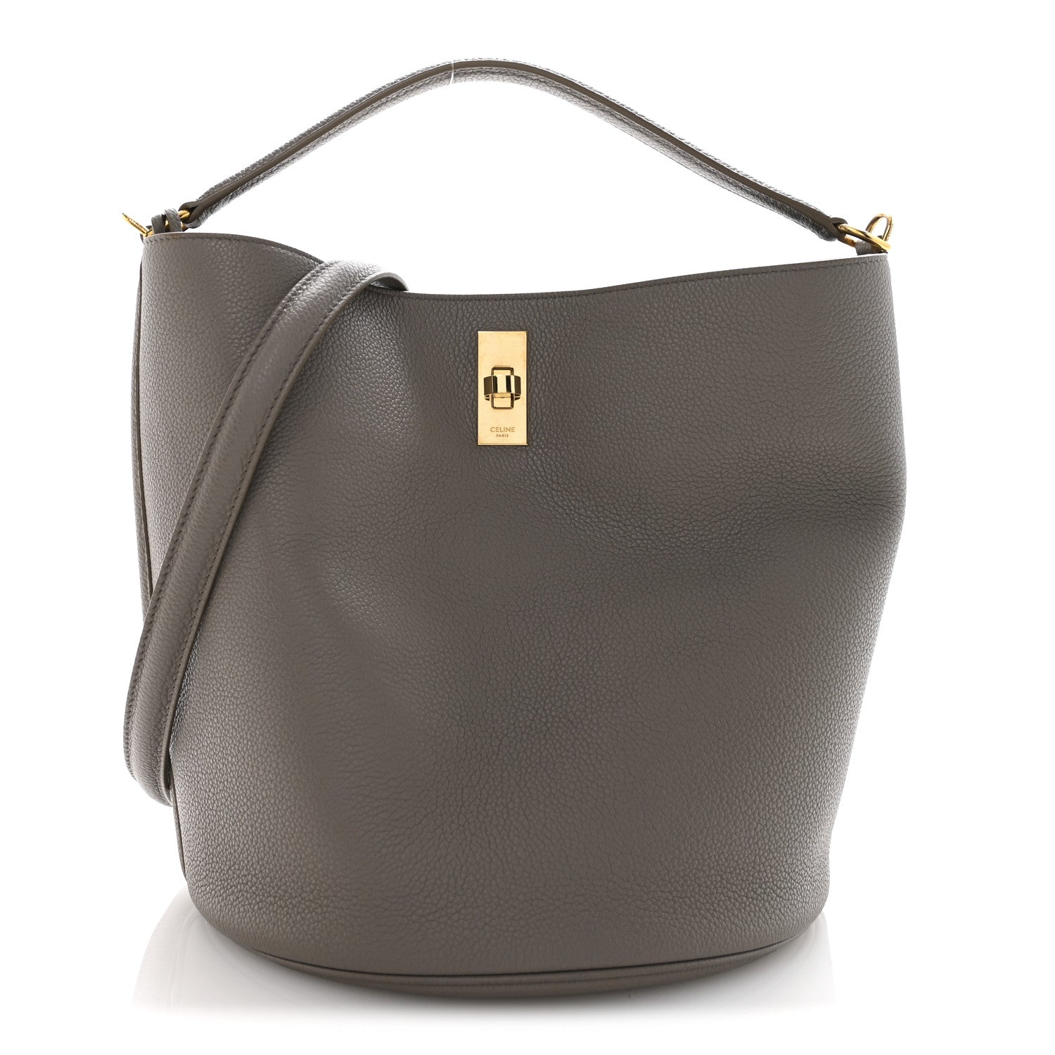 Celine Supple Grained Calfskin Bucket 16 Bag Pebble 1 of 14