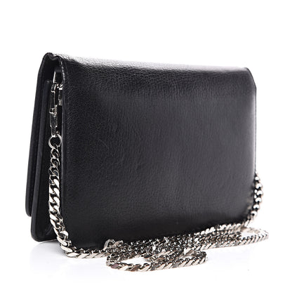 Givenchy Sugar Goatskin Pandora Chain Wallet Black 3 of 14
