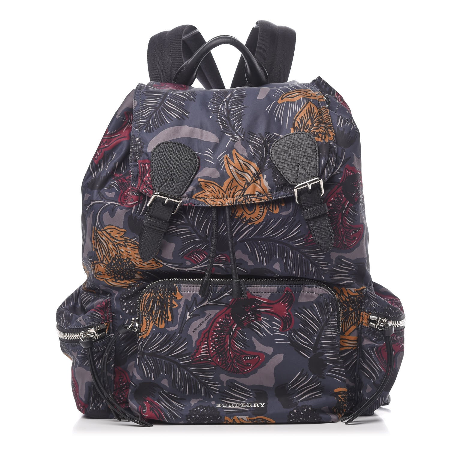 Burberry Nylon Beasts Print Large Rucksack Backpack Blue 1 of 11