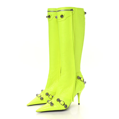 Balenciaga Agneau Arena Cagole 90mm Boots 37 Fluo Yellow 3 of 8