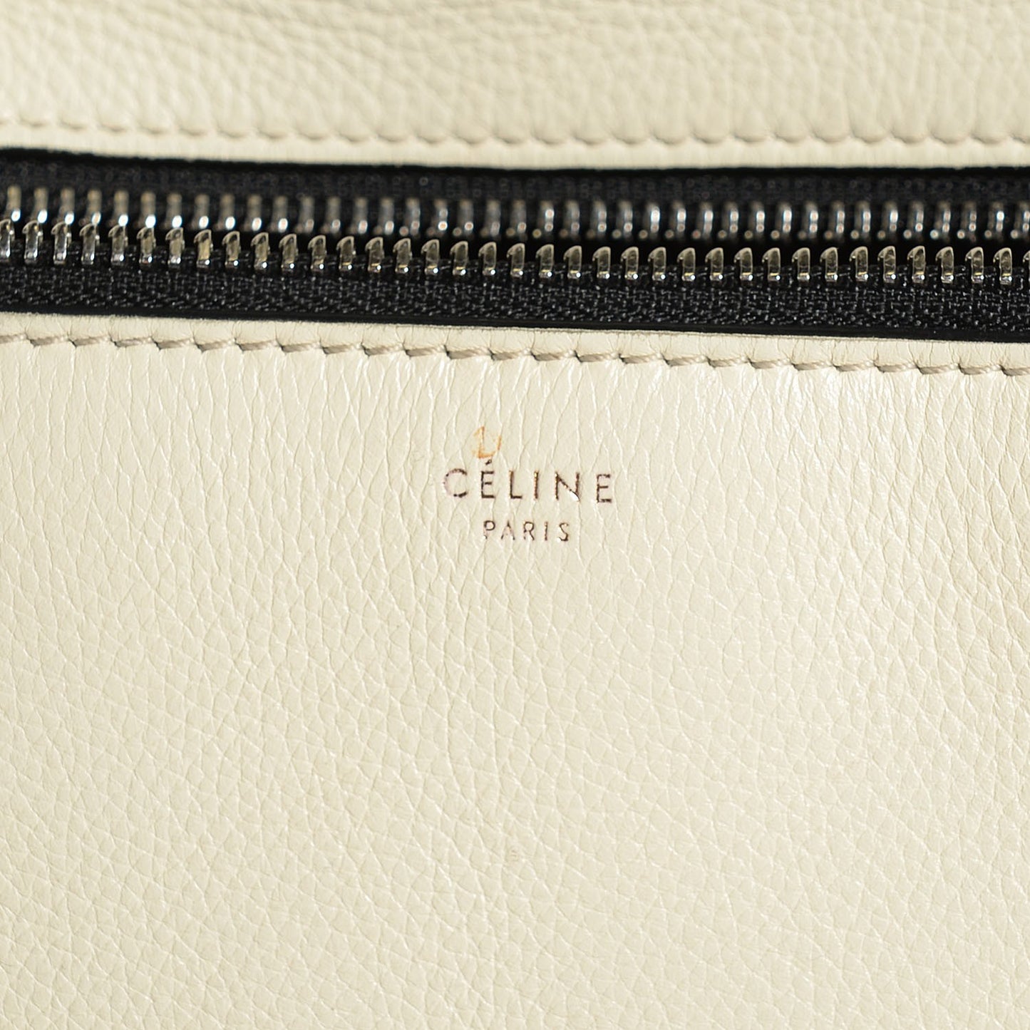 Grained Calfskin Large Edge Shoulder Bag