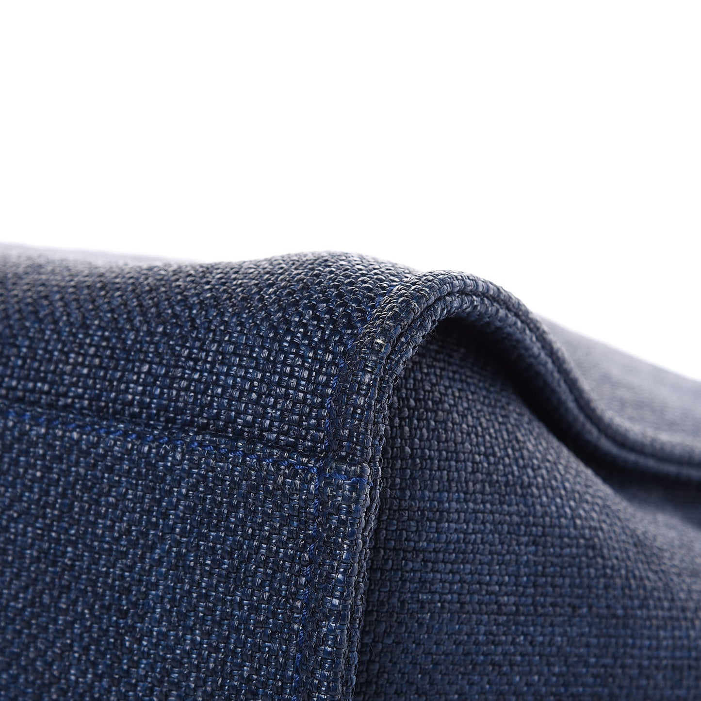 Woven Straw Raffia Large Deauville Tote Blue