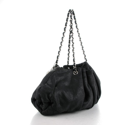 Chanel Jersey Melrose Cabas Black 3 of 7
