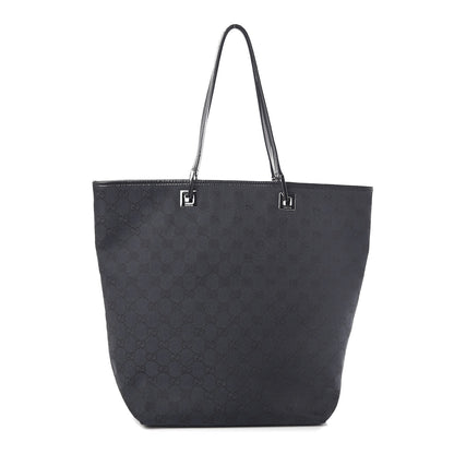 Gucci Monogram Large Bucket Tote Black 1 of 9