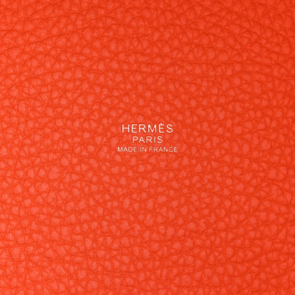 Hermes Taurillon Clemence Picotin Lock 18 PM Orange 6 of 12