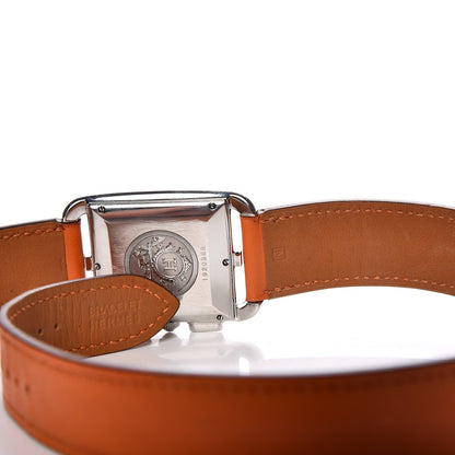Hermes Stainless Steel Swift 31mm Cape Cod Double Tour Chrono Quartz Watch Orange 10 of 10