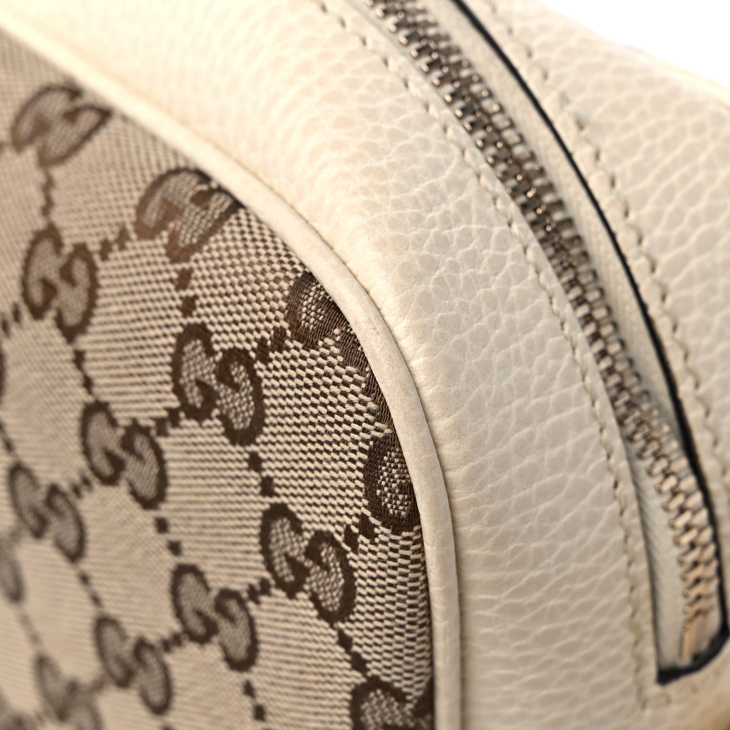 Monogram Dollar Calfskin Mini Bree Messenger Bag Beige Ebony Avoire