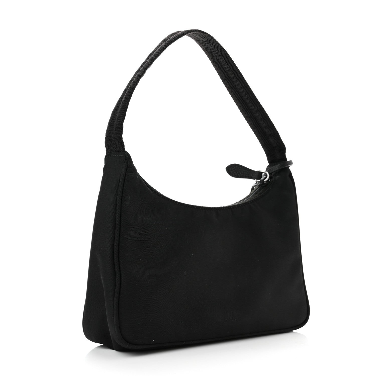 Prada Tessuto Nylon Mini Re-Edition 2000 Bag Black 3 of 10