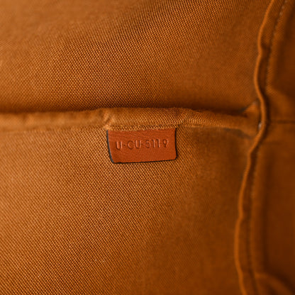 Celine Triomphe Canvas Calfskin Medium Bucket Bag Tan 6 of 15