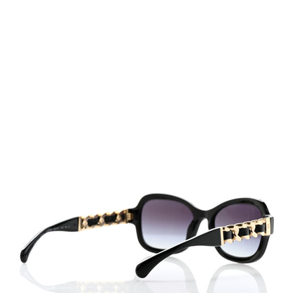 Chanel Acetate Chain Sunglasses 5465-Q Black 4 of 7