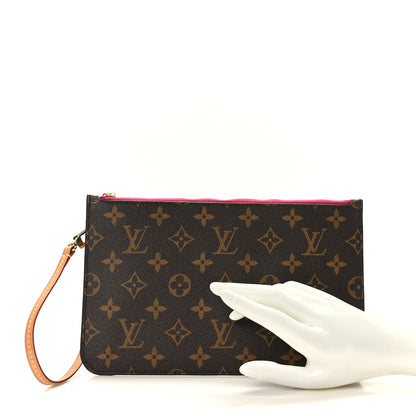 Louis Vuitton Monogram Neverfull MM GM Pochette Pivoine 2 of 6