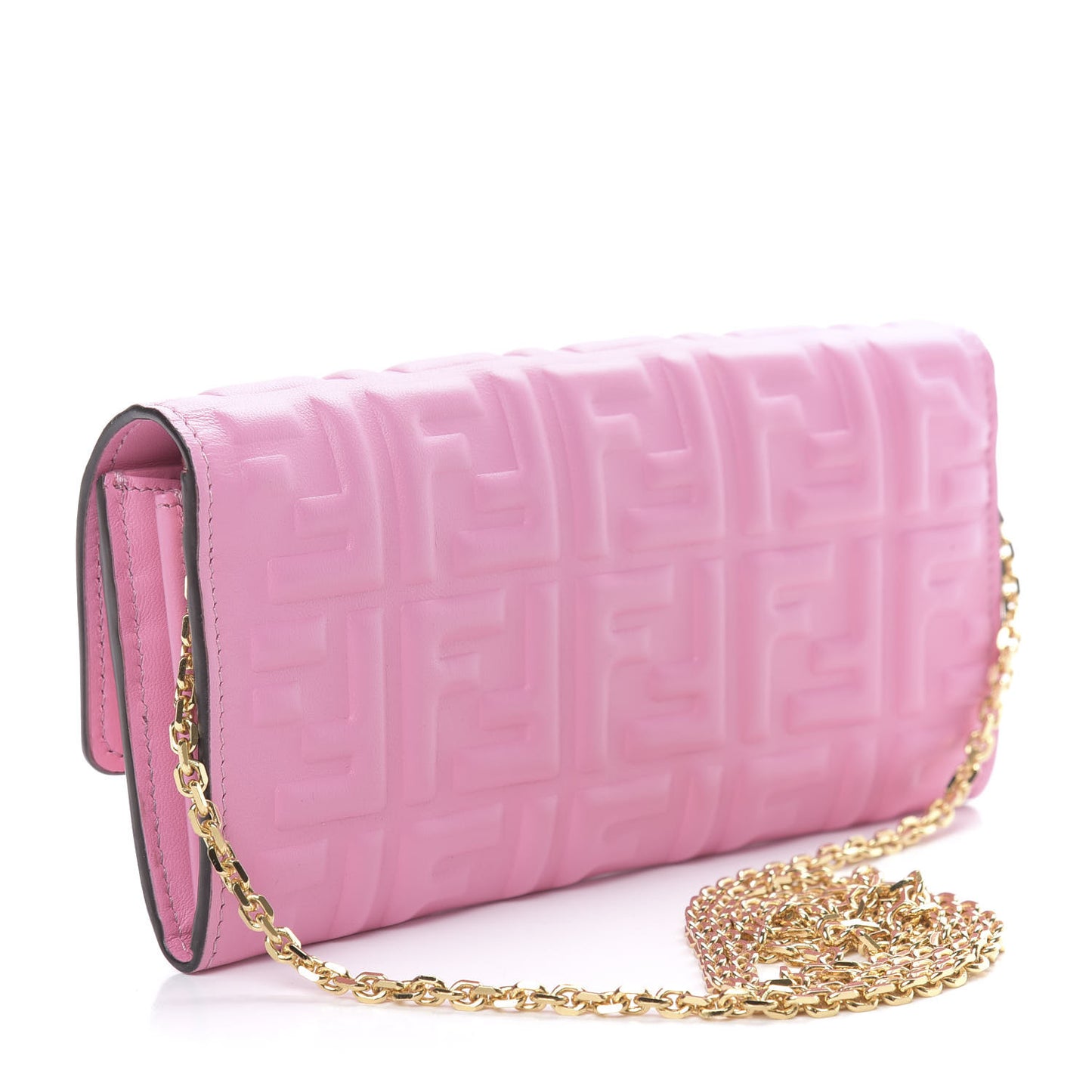 Nappa Matisse FF Embossed Continental Wallet On Chain Lollypop