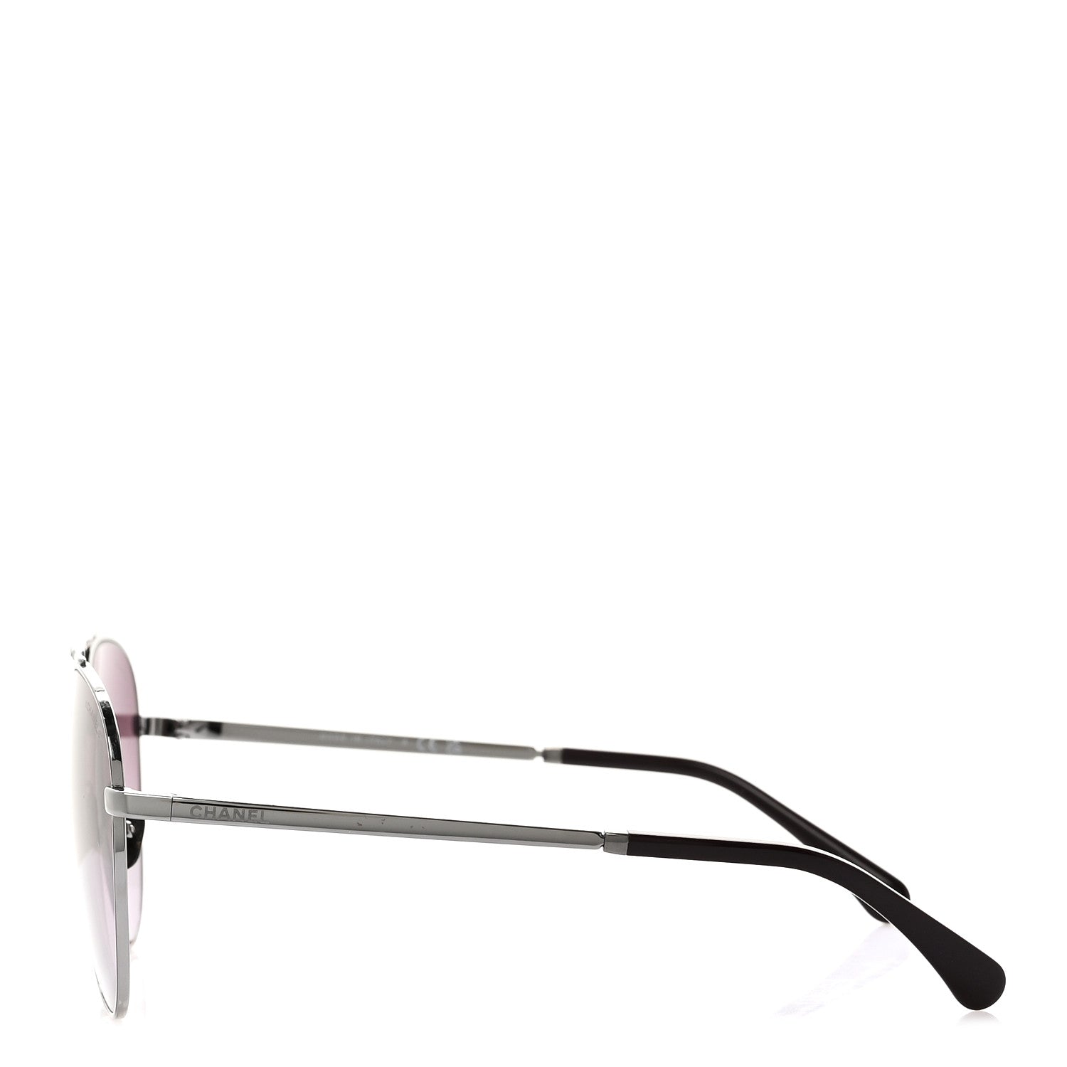 Chanel Pilot Aviator Sunglasses 4279-B Silver 3 of 8