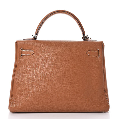 Hermes Togo Kelly Retourne 32 Gold 4 of 46