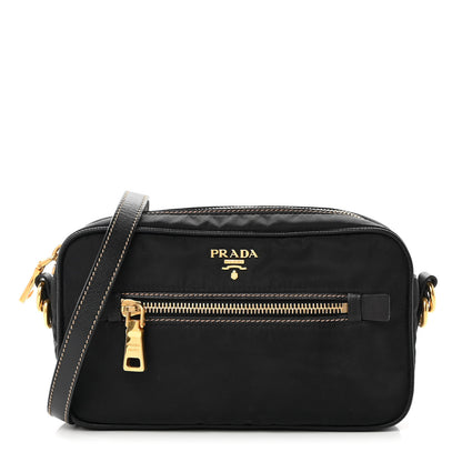 Prada Tessuto Nylon Mini Camera Crossbody Black 1 of 14