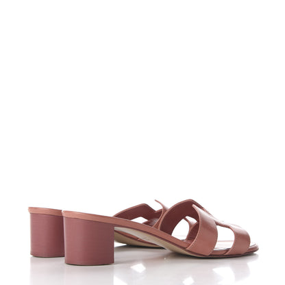 Hermes Nappa Oasis Sandals 38 Rouge Blush 7 of 20