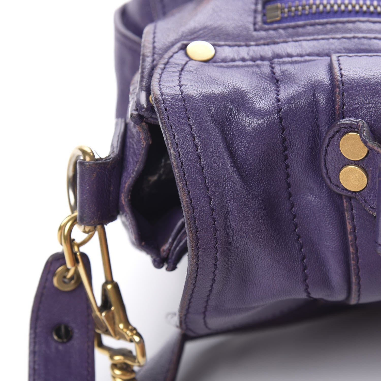 Proenza Schouler Lambskin Medium PS1 Satchel Purple Rain 27 of 27
