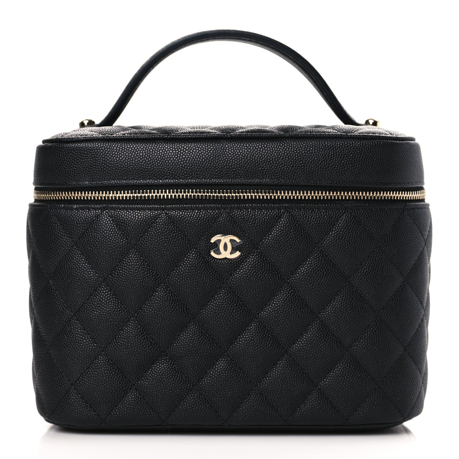 Chanel Caviar Quilted Large Vanity Pouch Black 1 of 12