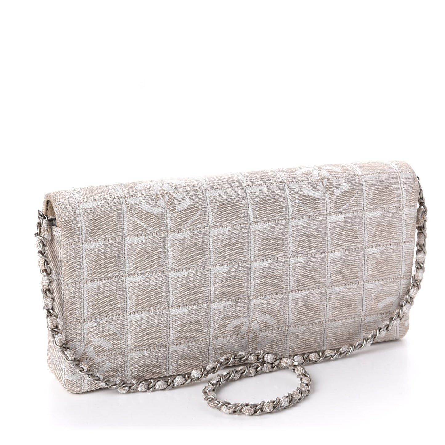 Nylon Travel East West Flap Beige