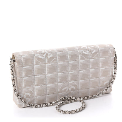 Chanel Nylon Travel East West Flap Beige 3 of 13