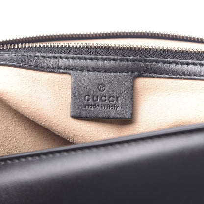 Gucci Calfskin Matelasse Large GG Marmont Shoulder Bag Black 6 of 11
