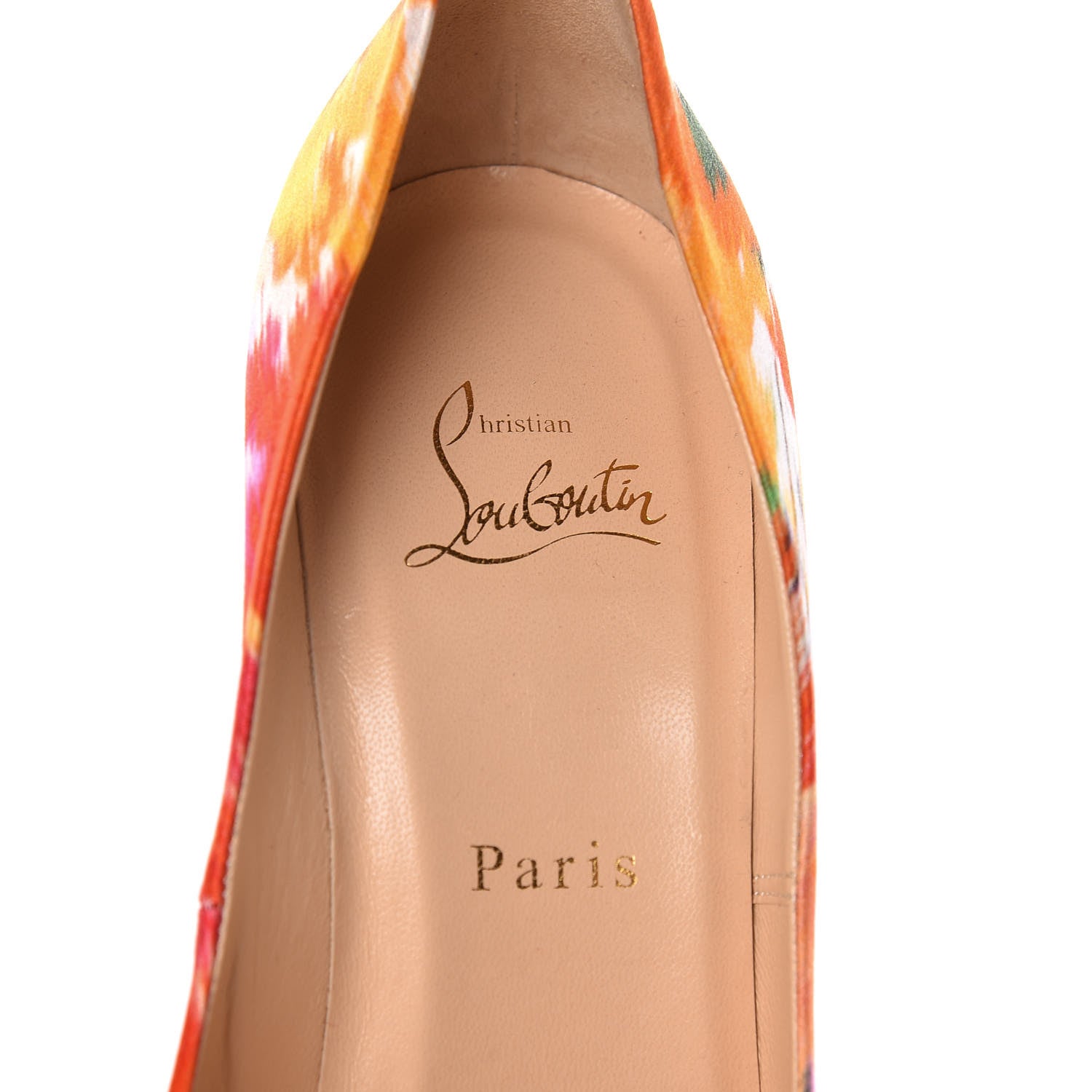 Christian Louboutin Satin Bouquet Decollete 554 100 Pumps 40 Multicolor 7 of 8